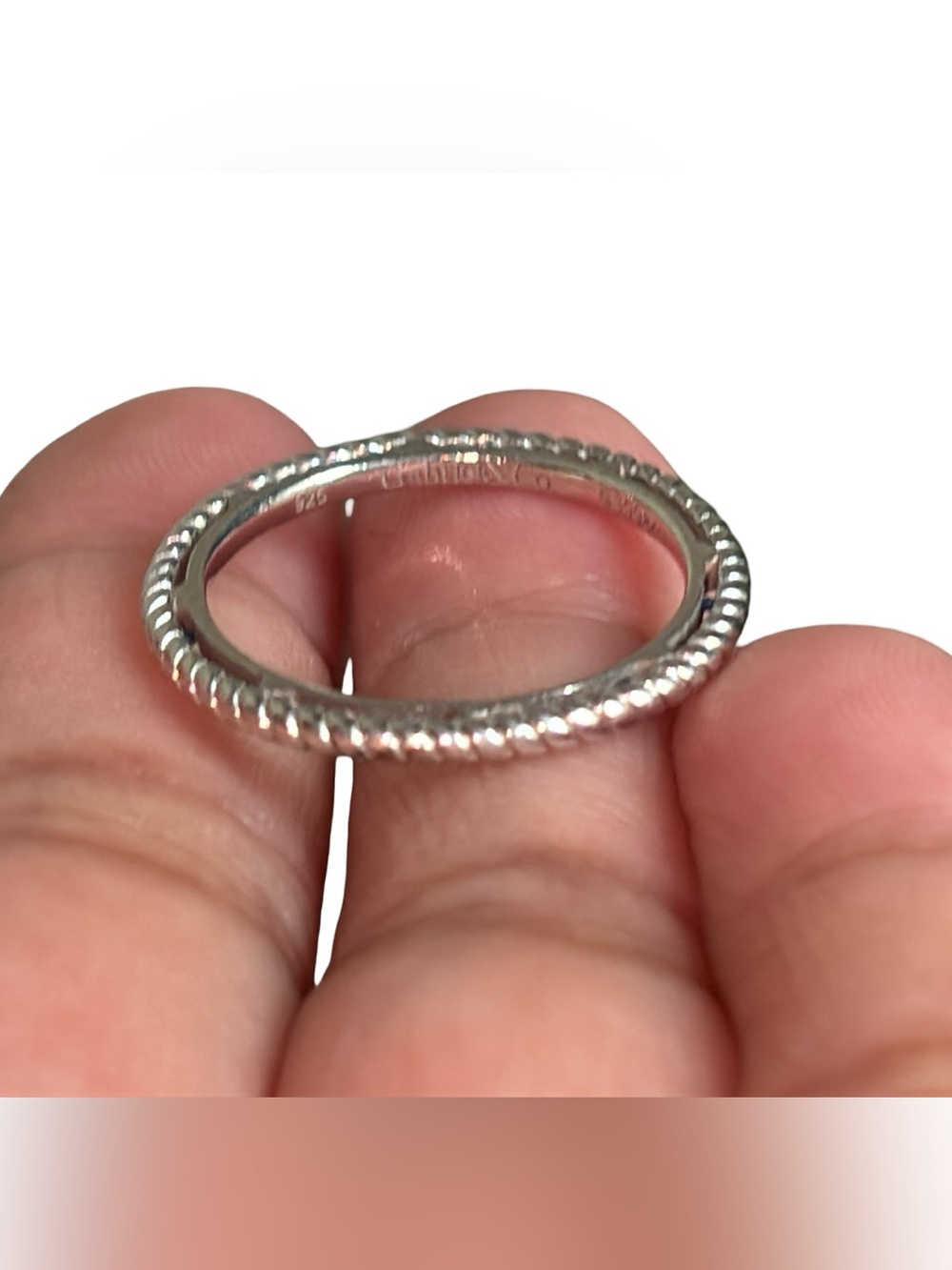 Gabriel & Co. Sterling Silver Cable Design Band Ring